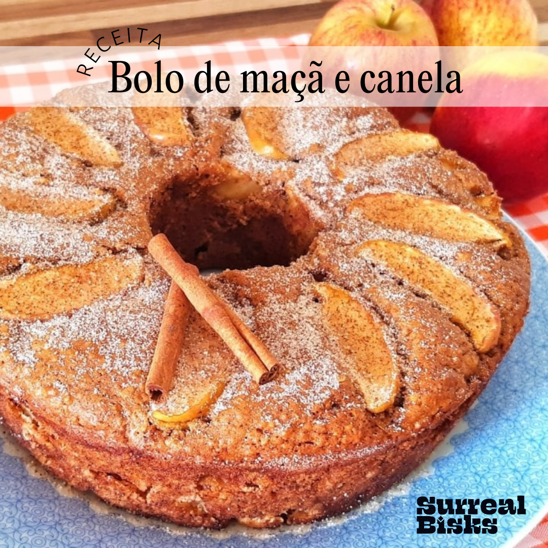 Bolo de Maçã e Canela